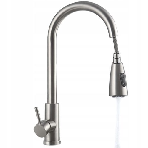 Unitec Focus Sanitary Stand-Kitchen Faucet, Silver