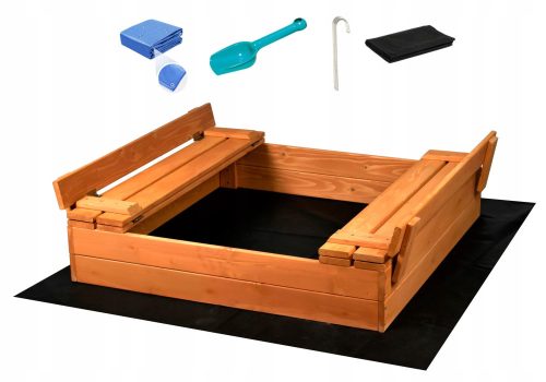 Sandpits for children Wooden sandpit 180 kg SandTropic