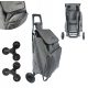 Bags and shopping bags TEKAN shopping cart, grey