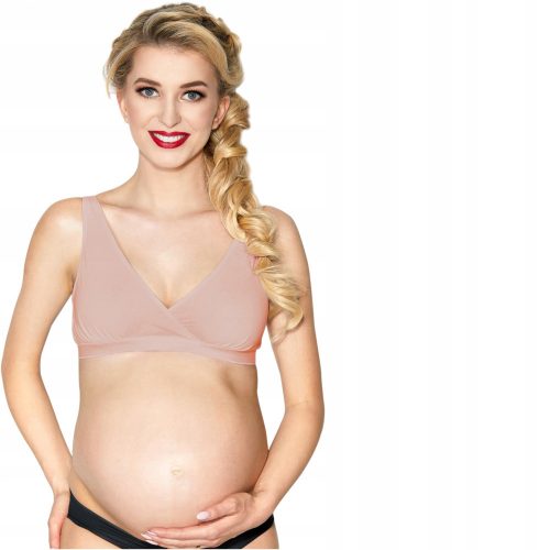  NETi Maternity and Nursing Bra made of soft cotton MTX 08 Pink