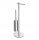 OMNIRES MODERN PROJECT paper and toilet brush stand, chrome