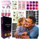  GLITTER TATTOO KIT GLITTER TATTOOS TEMPLATES LARGE DIY