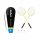 Badminton, Case, Racket, Badminton Set, Rebel Active LEC-RBA-4100 Racket Set with Badminton