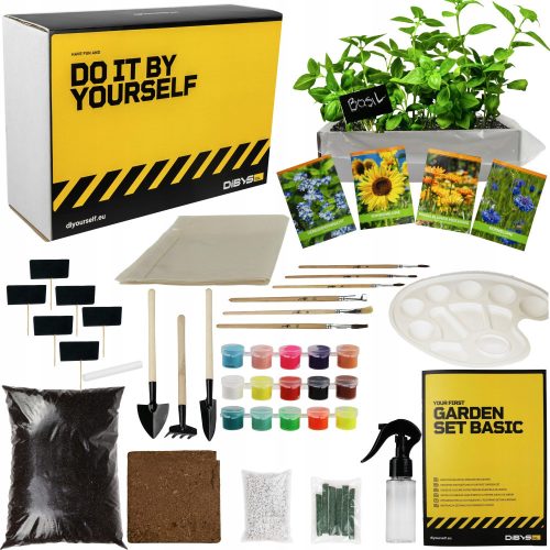 DIY BASIC SET MY FIRST GARDEN FLOWERS GIFT FOR A LITTLE GARDENER XXL