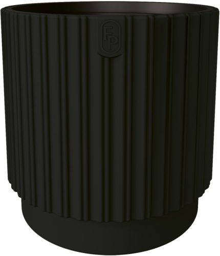 Form-Plastic flowerpot 29 cm x 29 x 30 cm diameter 29 cm plastic black