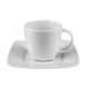 Cup and saucer for coffee and tea Lubiana VICTORIA cup, porcelain, 200 ml, 1 pc.