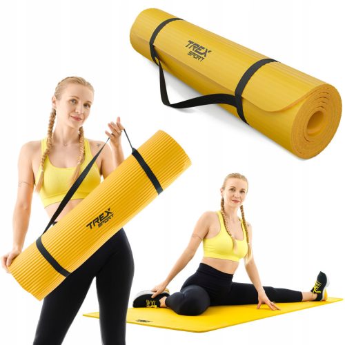  Large yoga pilates fitness mat nbr 190x80cm Trex Sport