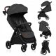  Stroller with up to 22 maintenance-free wheels, quick folding, LIONELO INGRID