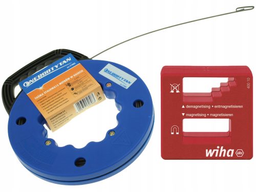 Stall for pulling in cables and wires 15m / Remote control with WIHA magnetizer / 15m