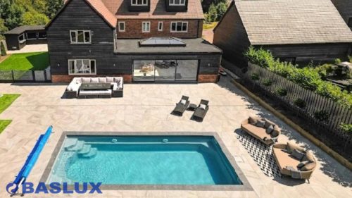 Baslux rectangular pool 900 x 375 cm