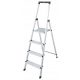 Krause Ladder 2.85 m Aluminium 1 x 4 up to 150 kg