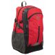 Hi Mountain GLOBE 35L Backpack in Vibrant Red with Reflective Details