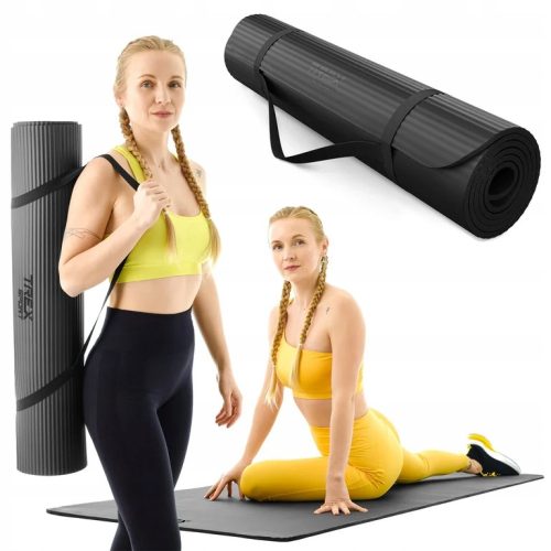  Large mat for yoga pilates fitness exercises nbr 190x80cm Trex Sport