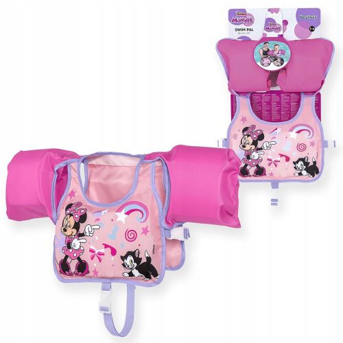 Bestway Minnie Mouse pink life jacket with sleeves