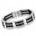  MEN'S SILVER STAINLESS STEEL BRACELET