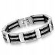  MEN'S SILVER STAINLESS STEEL BRACELET