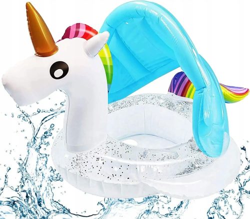 SWIM BIKE FOR BABIES, INFLATABLE PONTOOBOO FOR CHILDREN WITH SEAT