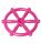 Steering wheel Captain's Rudder Playground JF34 pink