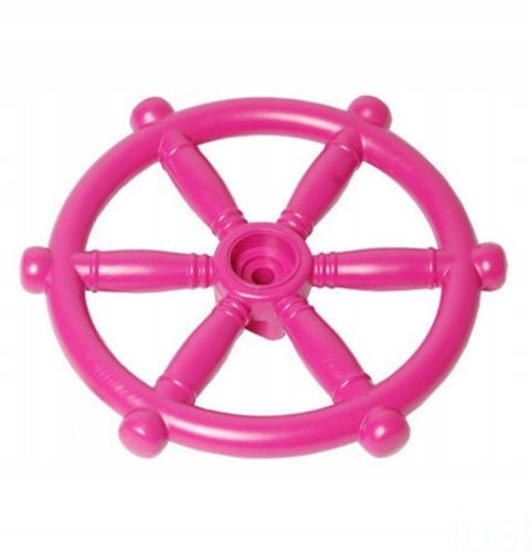 Steering wheel Captain's Rudder Playground JF34 pink