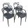 Chairs for garden, terrace and balcony Zolta garden chair, black plastic