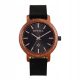  BEWELL ZSW170AL red dalwood wooden watch with leather strap