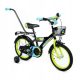  Vikas black and green 16" multi-colored bike