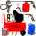 Compresseur d'huile Kraft&Dele KD401 50 l 8 bar + gants Kraft&Dele RST taille 10 - XL 1 paire