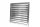 Ventilation grille with blinds Dospel white