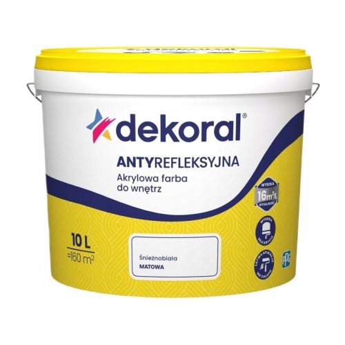  Dekoral acrylic wall paint 10 l, white matt