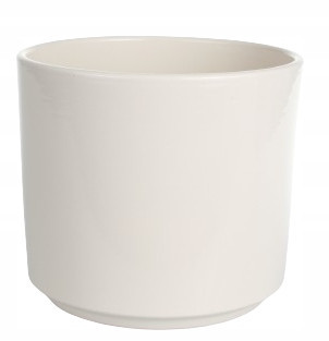  LookMar Flowerpot 19.5 cm x 23 x 19.5 cm Diameter 22 cm Ceramic Cream