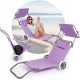 Sun loungers and garden and terrace Be-active.pl purple steel deck chair