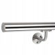 Wall railing, stair railing made of stainless steel, bracket with 3 mounting holes