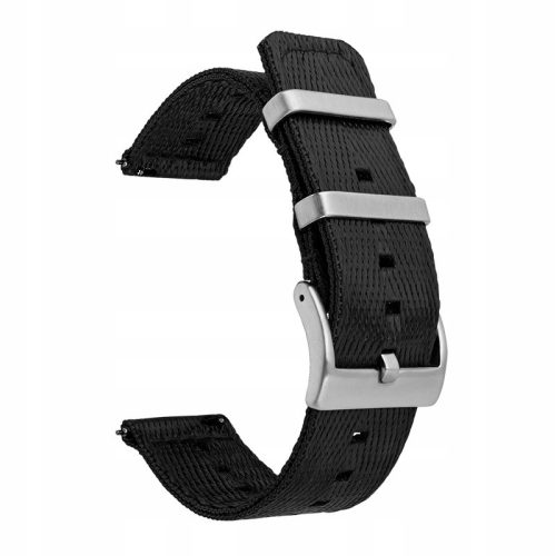  Seatbelt watch strap 24mm black