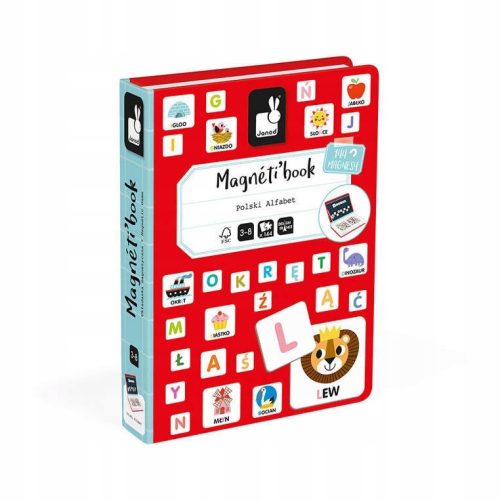 Janod Magnetic Alphabet Puzzle Magnetibook