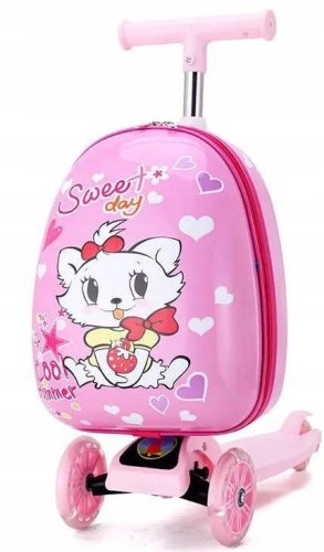  CHAT CHATON SCOOTER LED VALISE ENFANT BAGAGES