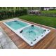 Whirlpool, Garden Whirlpool Hanscraft rigid rectangular hydromassage pool 6000 l