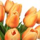 Artificial Flowers and Fruits Foam Tulips Artificial Flowers Lifelike 34cm 9pcs