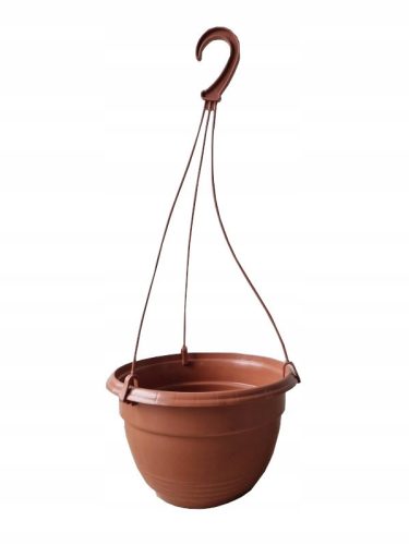 Pots and planters for outdoor and garden Templast flowerpot 25 cm x 25 x 15.5 cm diameter 25 cm plastic white, terracotta