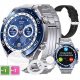  Men's Smartwatch Watch Glucometer Compass Conversations Pulse Heart Rate Temperature