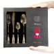 Cool, funny gadgets PERSONALIZED GOLD CUTLERY SET 24 PIECE HOMLA GIFT WITH OWN PRINT