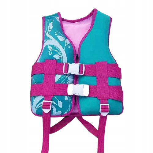 Life Jacket for Kids, Floating Swimming Pools, Protective Fishing Vest, Green, S