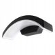  GOLED black garden wall light, integrated 9W LED source