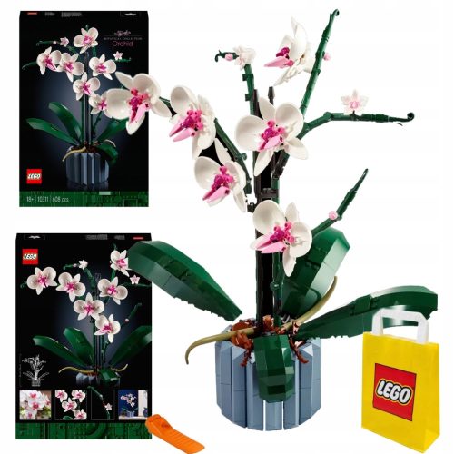  LEGO ICONS 10311 - LEGO Icons - Orchidee + Papiertüte LEGO 6315786 gelb 24x8x18 cm