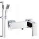 Valvex Enzo chrome shower faucet + Aveeo Borg exposed shower set