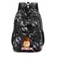 Roblox-Inspired Youth Backpack in Black and Grey Shades