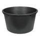  Hermes flowerpot 60 cm x 60 x 33 cm, black plastic