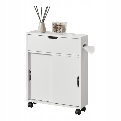  Bathroom Cabinet Built-in Cabinet 67x52x17cm White