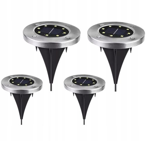  Built-in solar lamp Aptel black 13 cm 4 pcs.