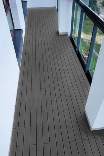 Terrace floor - composite terrace platform 0.504 x 0.084 m, shades of grey