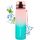  TRITAN WATER BOTTLE MOTIVATIONAL 500ml BOTTLE with hours pink-turquoise